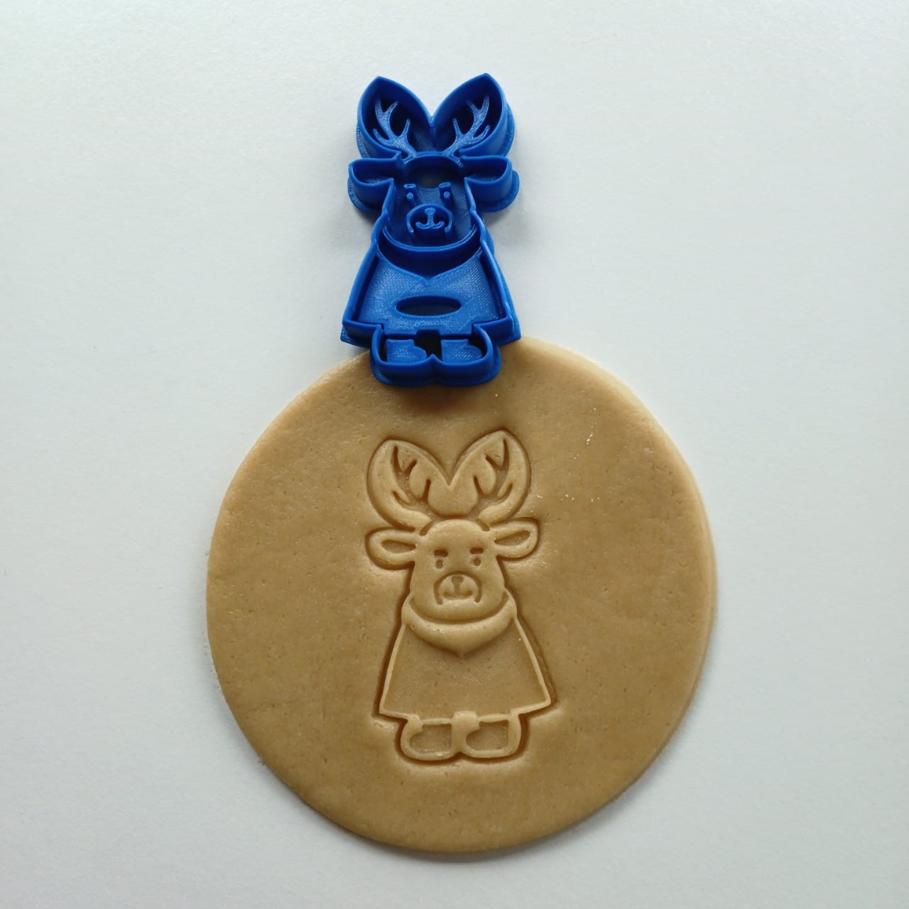 Simple Reindeer Character Cookie Cutter