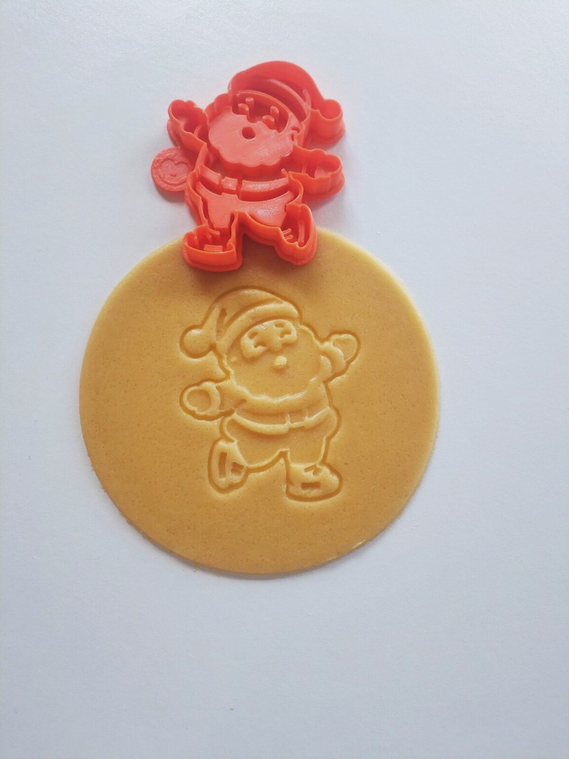 Ice Skating Santa Cookie Cutter