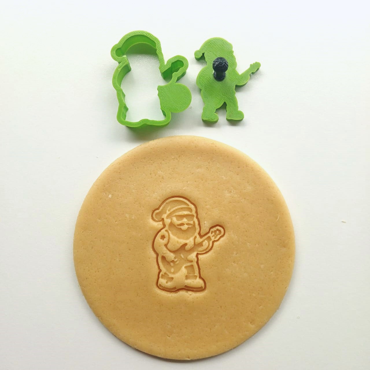 Rockstar Santa Mini Cookie Cutter