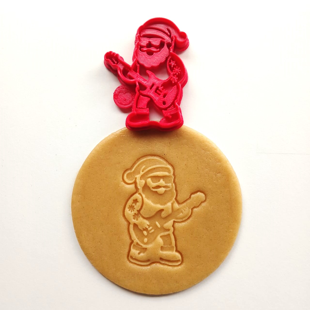 Rock Star Santa Cookie Cutter