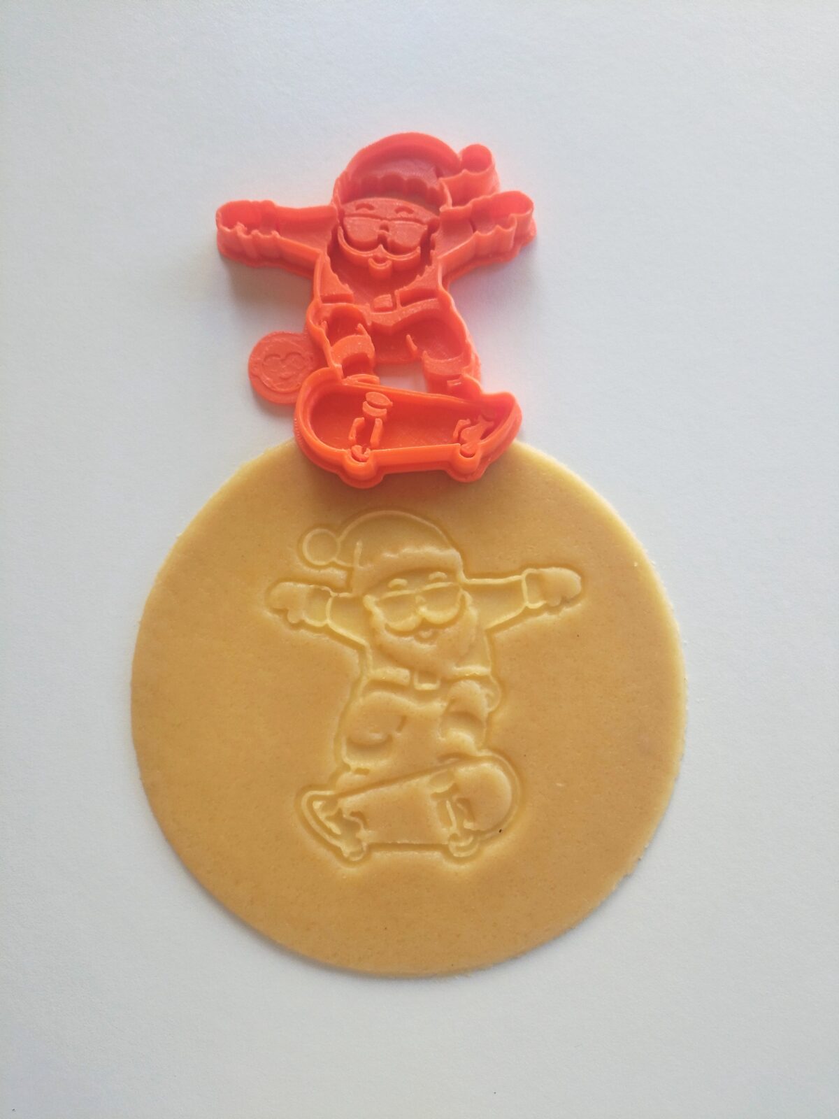 Skating Santa Cookie Cutter